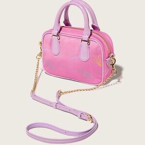 Stoney Clover Lane Princess Bowler Crossbody Bag - BONUS removable pearl chain